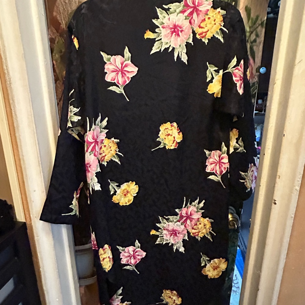 CHRISTIAN DIOR Lingerie | silk Floral Nightshirt petite - Picture 10 of 12